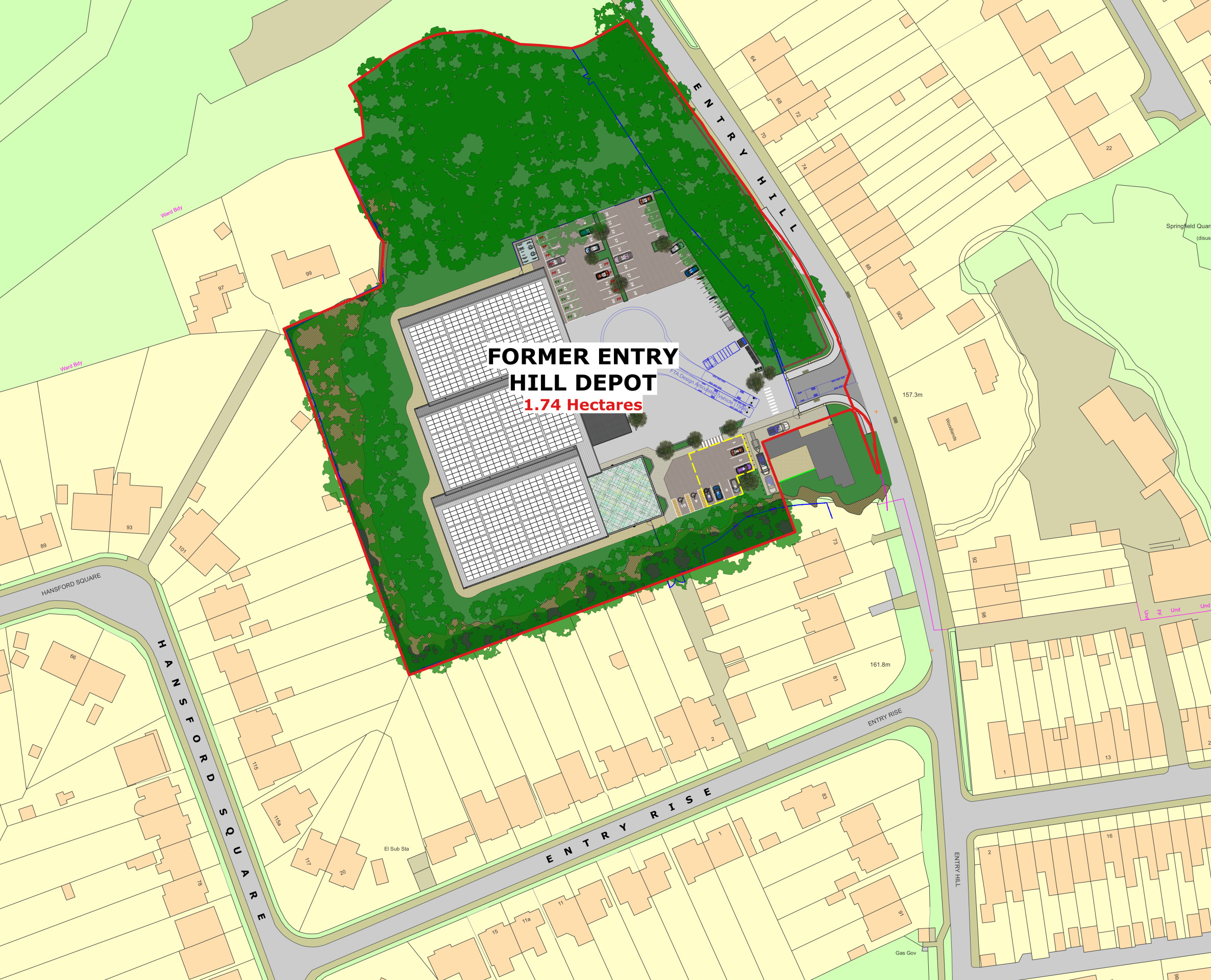 Site block plan